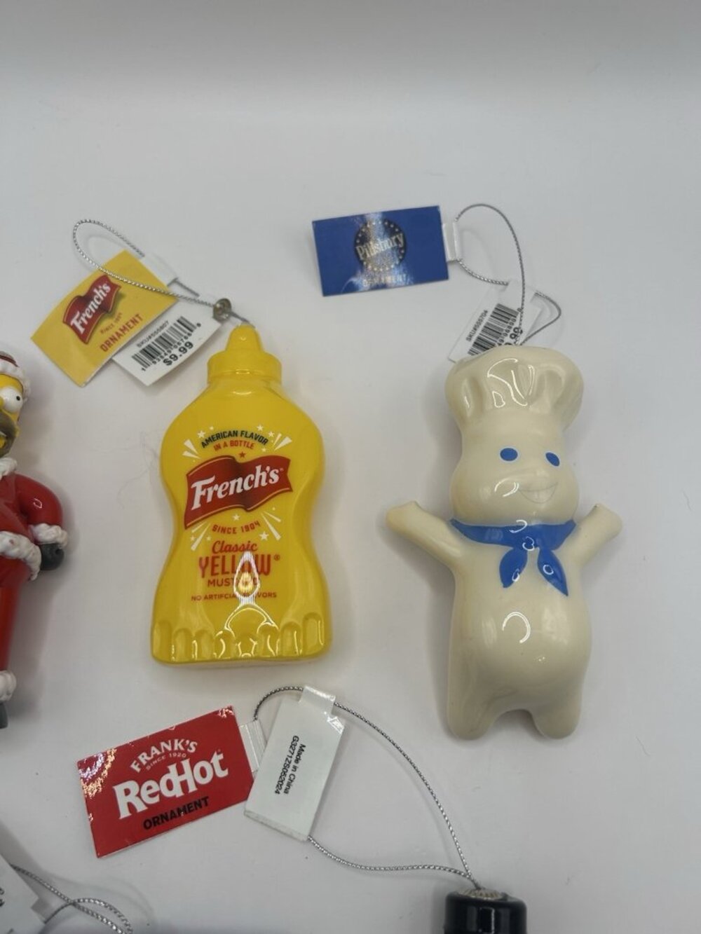 New 2024 French’s Mustard Doritos Pillsbury Dough Christmas Ornament Set Of 5 - Picture 3 of 9